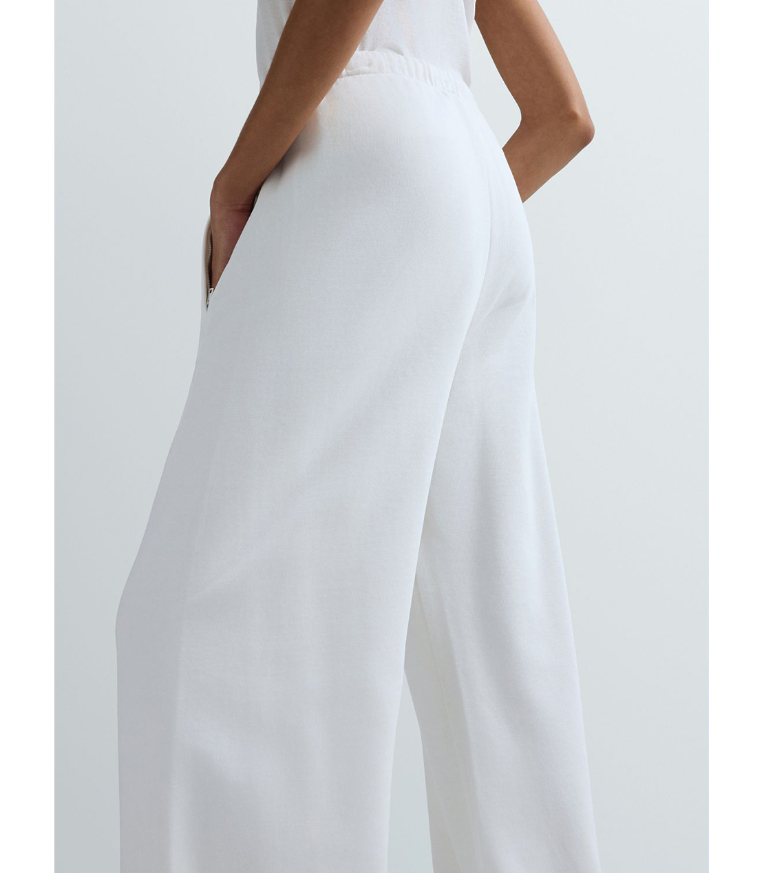 コットンテリーワイドレッグパンツ 詳細画像 ホワイト 6